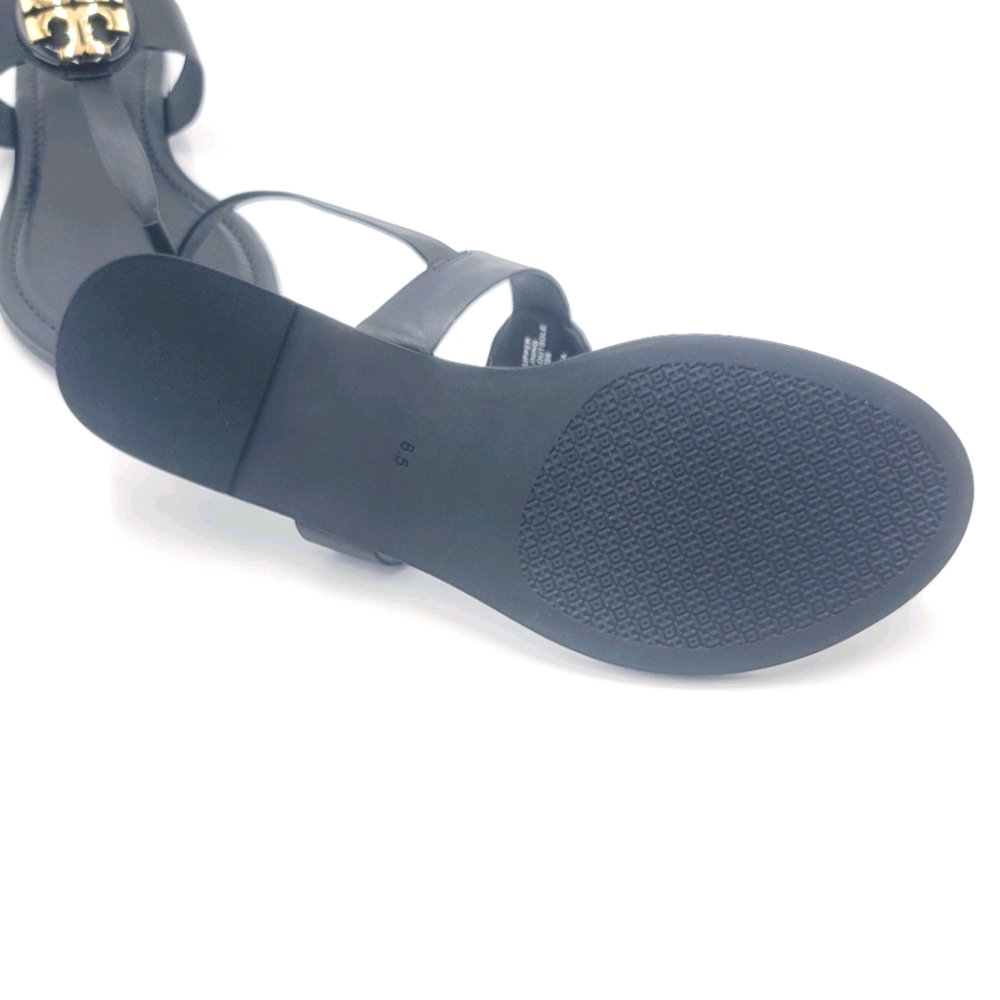Tory Burch Claire Flat Thong (BLACK)Sandal - Picture 8 of 12